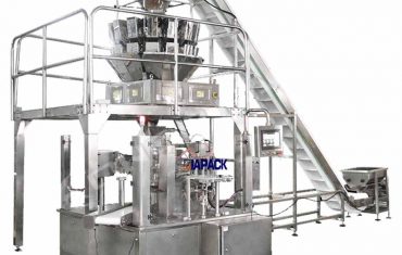 Автоматична въртяща се чанта с опаковъчна машина с цип