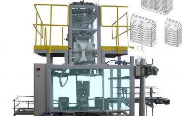 Автоматична производствена опаковъчна линия за балиране в меки торби