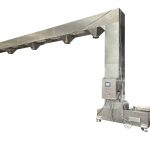 Елеватор за подаване на кофа с множество точки за пълнене