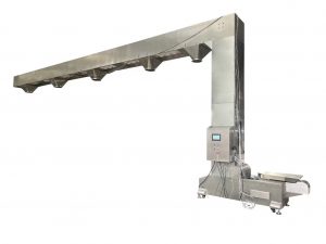 Елеватор за подаване на кофа с множество точки за пълнене