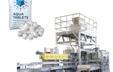 Машина за пълнене и опаковане на солени таблетки с тегло 25-50 кг